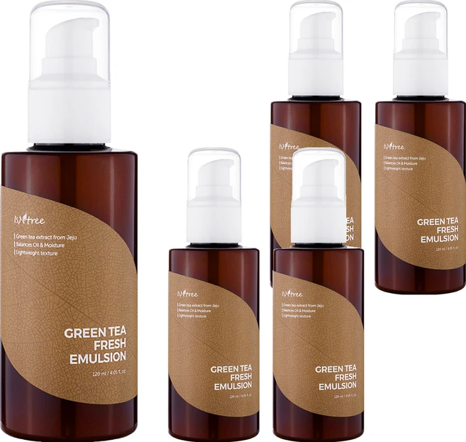 이즈앤트리 그린티 프레쉬 에멀전, 120ml, 5개 - 쿠팡