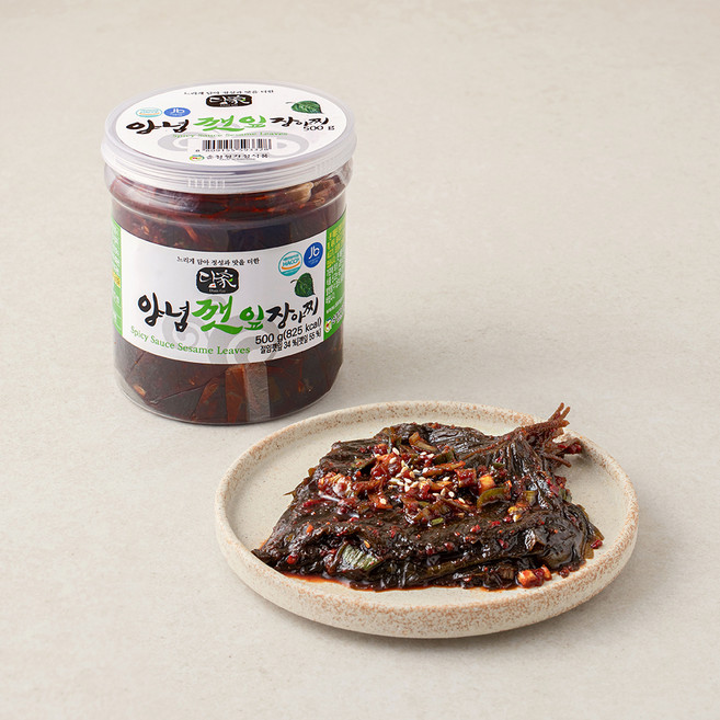 담가 양념깻잎 장아찌, 500g, 1개