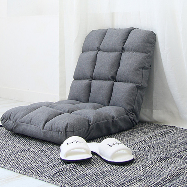 LIVING HAPPY 角度可調和室沙發, 灰色, 1個