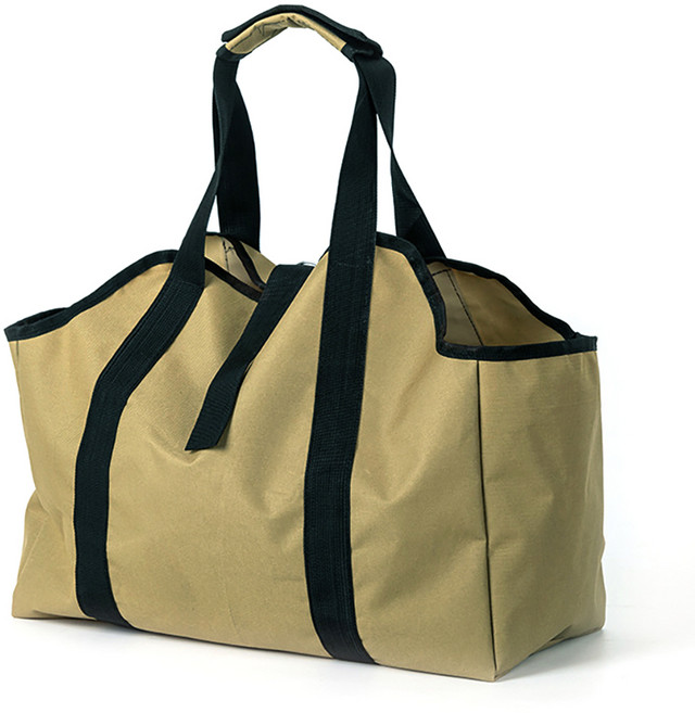 씨티컴퍼니 다용도 장작 보관 가방, 브라운, 1단, 1개