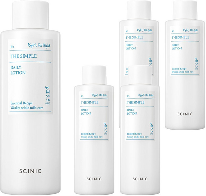 싸이닉 [싸이닉] 더 심플 데일리 로션, 300ml, 5개