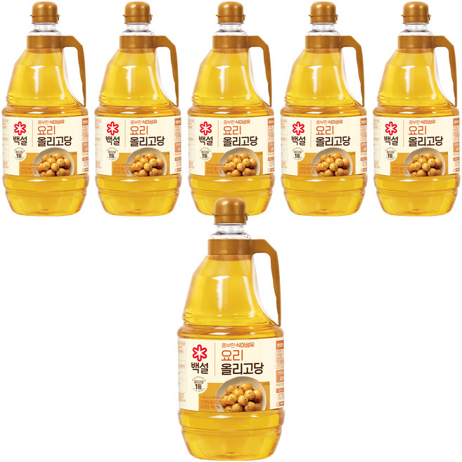 백설 요리올리고당, 2.45kg, 6개