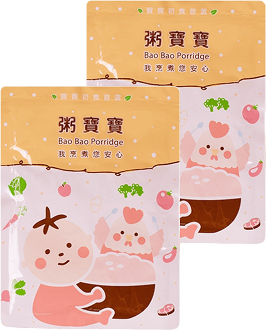 粥寶寶 山珍南瓜雞, 150g, 2包