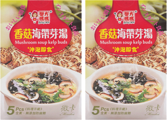 譽方媽媽 香菇海帶芽湯, 35g, 2盒
