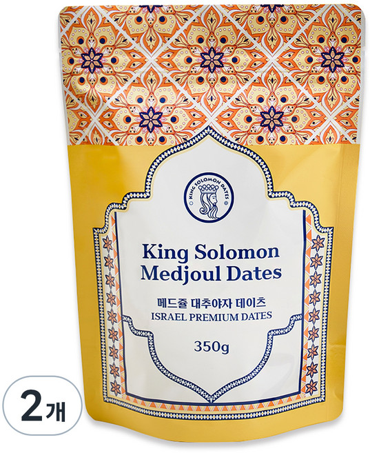 킹솔로몬 메드줄품종 대추야자, 350g, 2개