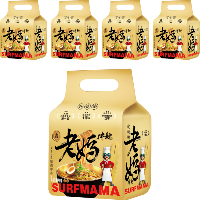 老媽拌麵 擔擔麵 129g, 20包