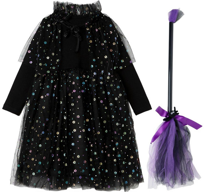 오즈키즈 여아용 뾰로롱마녀 원피스 세트