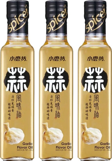小磨坊 金黃蒜油, 260ml, 3瓶