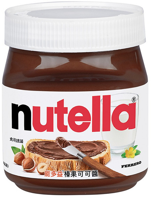 nutella 能多益 榛果可可醬, 350g, 1罐