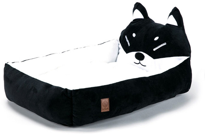 DING DONG PET 寵物用柴犬麻藥坐墊, 黑色