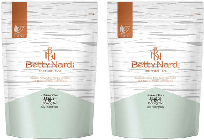 베티나르디 우롱차 지퍼백, 125g, 2개, 1개입