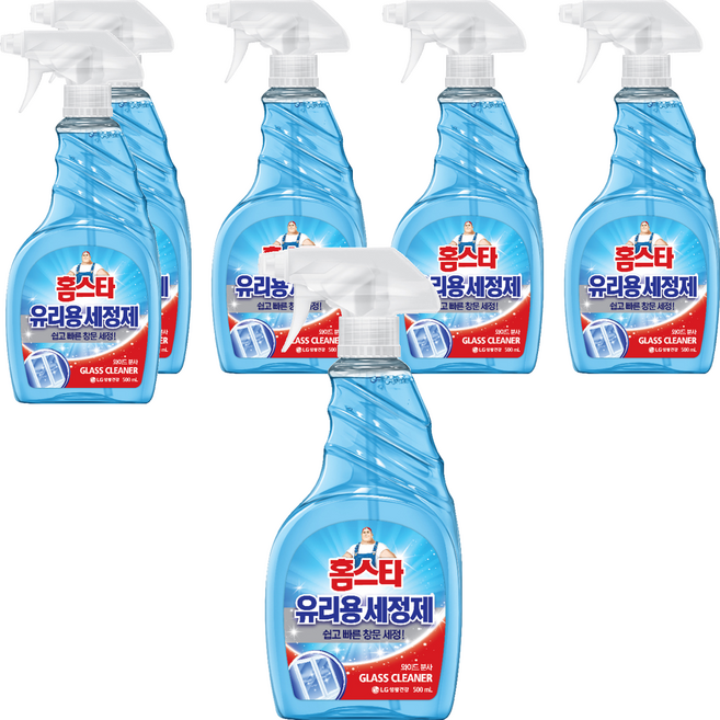 홈스타 유리용 세정제, 500ml, 6개