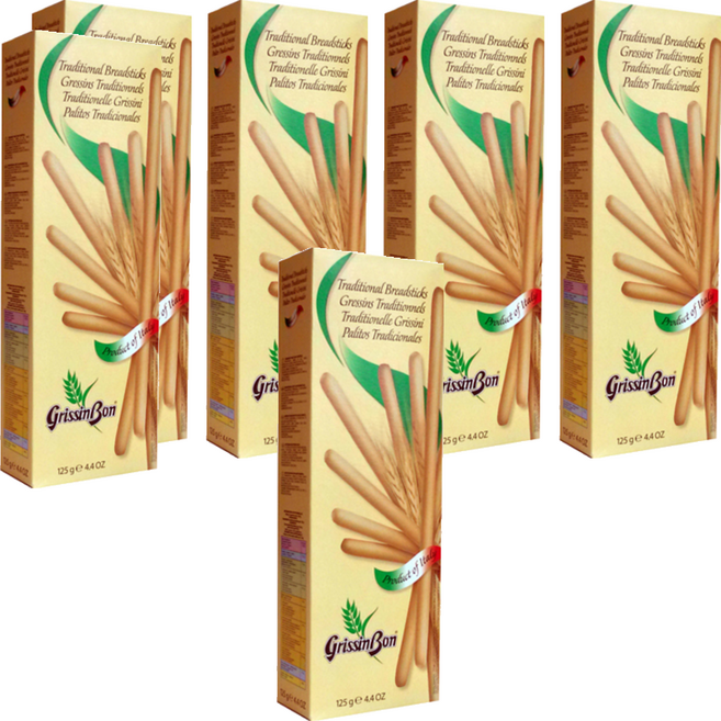 그리신본 그리시니 브레드스틱, 125g, 6개
