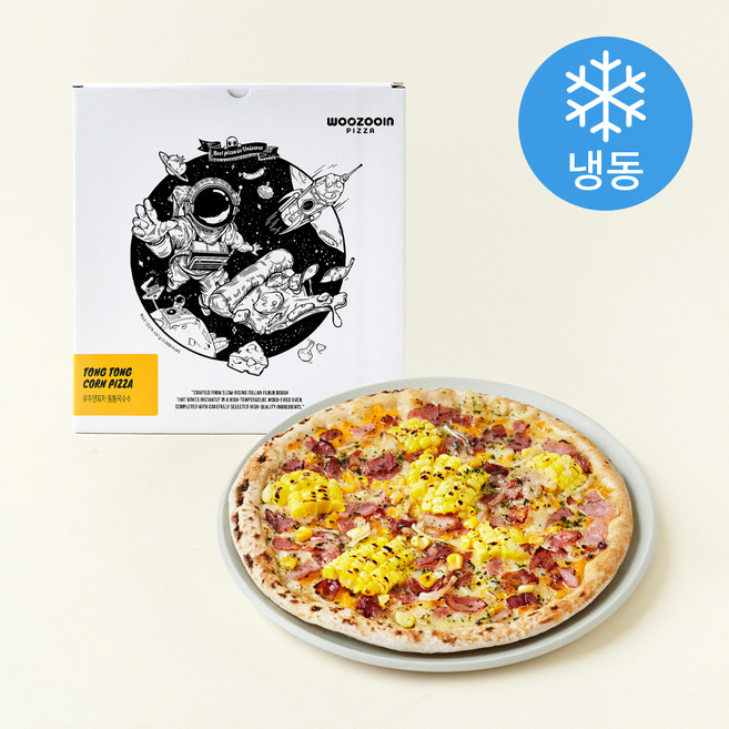 우주인피자 통통옥수수 (냉동), 451g, 1개, 1개입