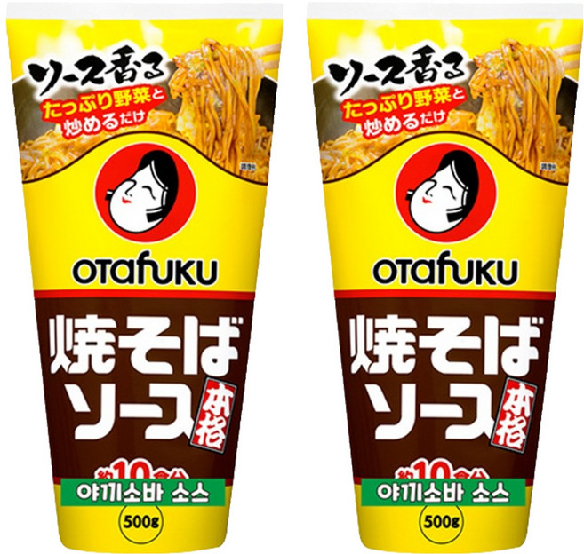 오타후쿠 야끼소바 소스, 500g, 2개