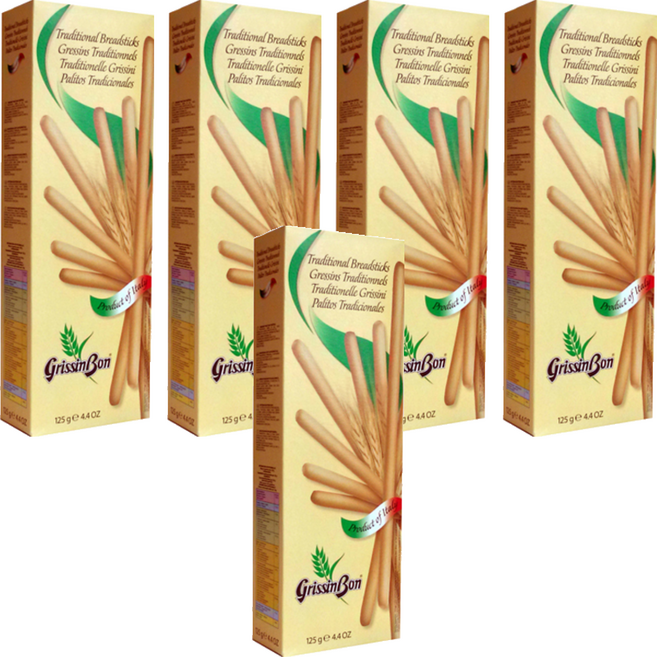 그리신본 그리시니 브레드스틱, 125g, 5개