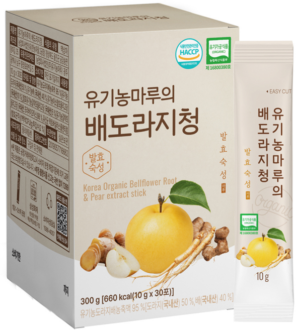 유기농마루 배도라지청 스틱형, 10g, 30개입, 1개