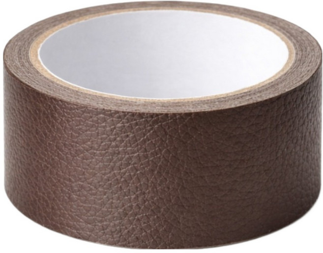 다온셀렉트 가죽 수선 테이프 리폼 스티커 브라운, 1개