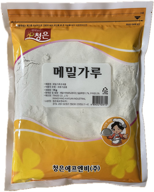 청은 메밀가루, 1kg, 1개