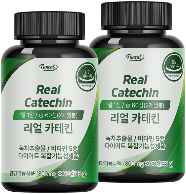 퍼니트 리얼 카테킨, 60정, 2개