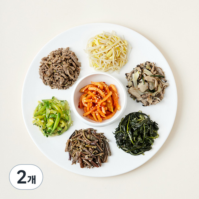 정미경키친 전주 비빔밥 세트 2인분, 330g, 2개