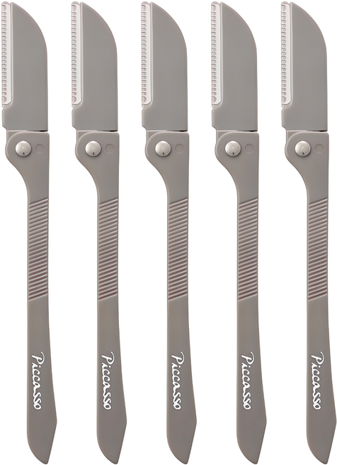 피카소 눈썹칼, 그레이, 5개