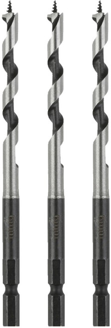 이엑스파워 목공드릴 6mm EAB-6, 3개