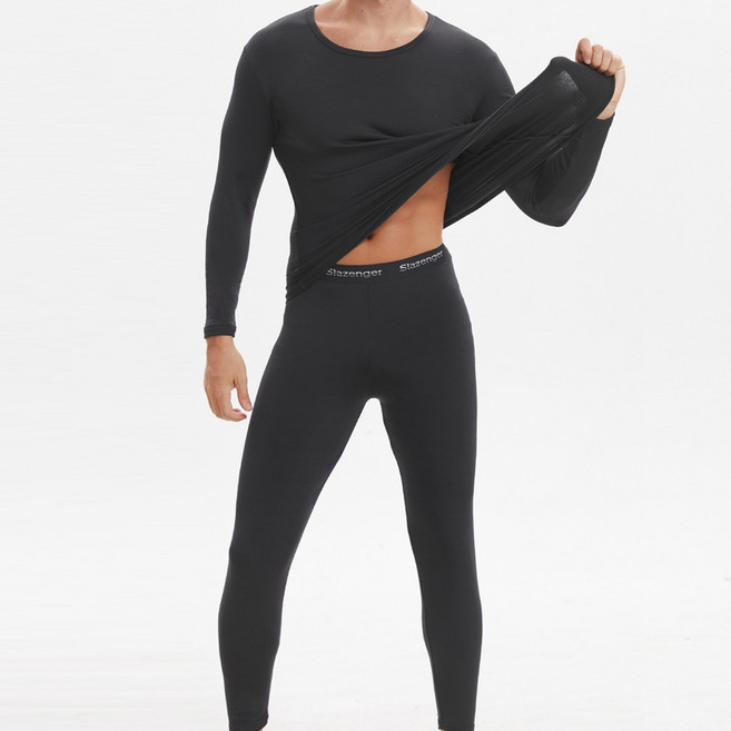 Slazenger 男士保暖刷毛發熱衣上下兩件組