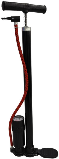 SUCCESS 成功 高壓打氣筒 附氣壓表 60cm, 黑色, 1個