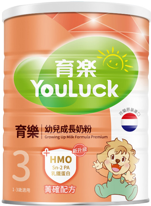 YouLuck 育樂 菁確成長奶粉 12~36個月, 800g, 1罐