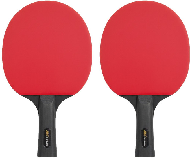 MK 乒乓球拍 三星長柄 467g 2支, 單一商品, 1組