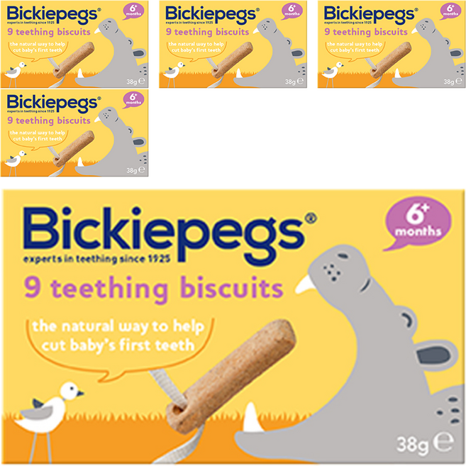 빅키페그 티딩비스킷, 순한맛, 38g, 5개