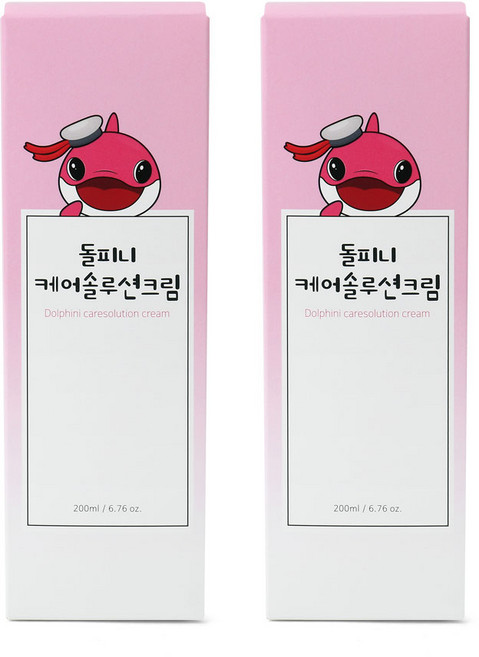 엔돌핀펙토리 돌피니 케어솔루션 유아크림, 200ml, 2개