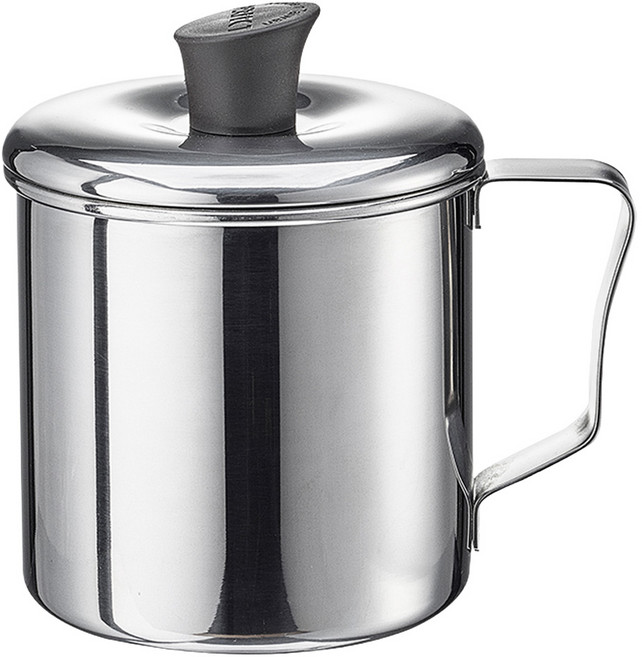PLUS PERFECT 理想 極緻316不鏽鋼 口杯 附蓋 KH-70110 10cm, 1個, 銀色