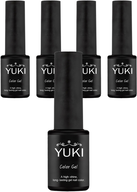 유키 컬러젤, 35호 모던블랙, 5g, 5개