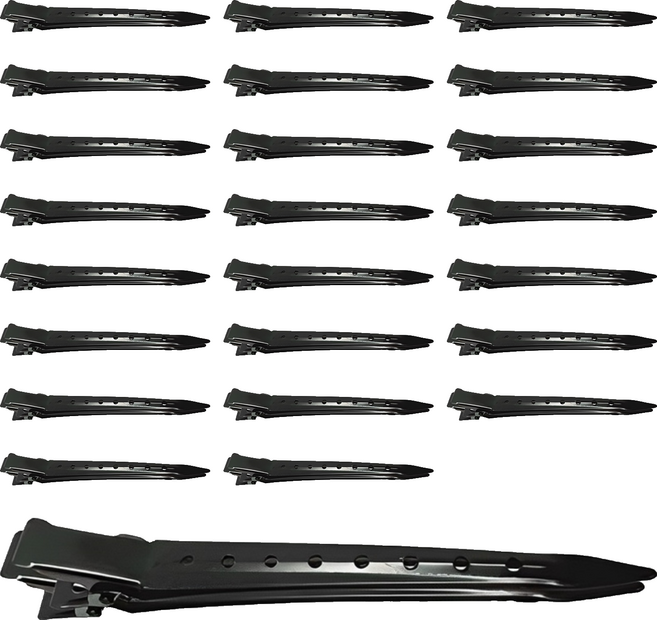 아이코어스 헤어집게핀 9cm, 블랙, 24개