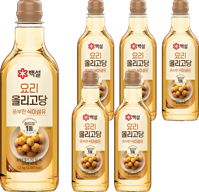 백설 요리올리고당, 1.2kg, 6개