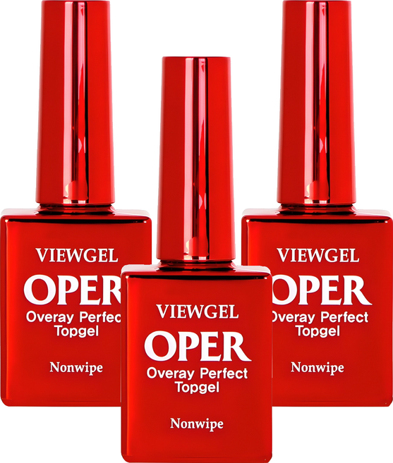 뷰젤 오팔 오버레이 오빠 탑 젤, 10ml, 3개