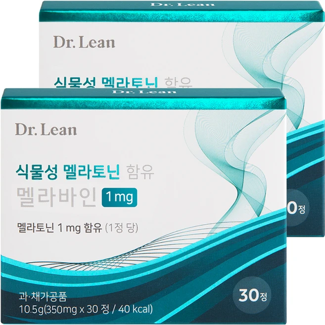 닥터린 식물성 멜라토닌 함유 멜라바인, 30정, 2개 - 쿠팡