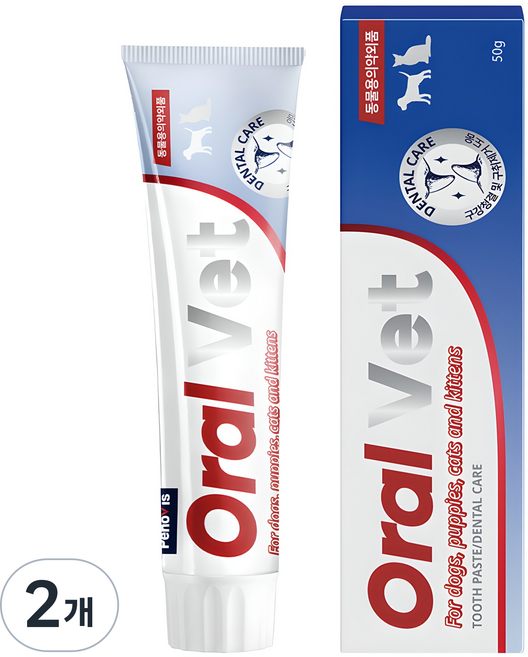페노비스 반려동물 치약 오랄벳, 50g, 1개입, 2개