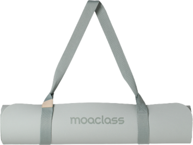 모아클래스 TPE 리버서블 요가매트, 세이지그린, 1개