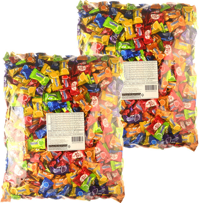 일광제과 뉴 후루츠 캔디 7가지맛, 3kg, 2개