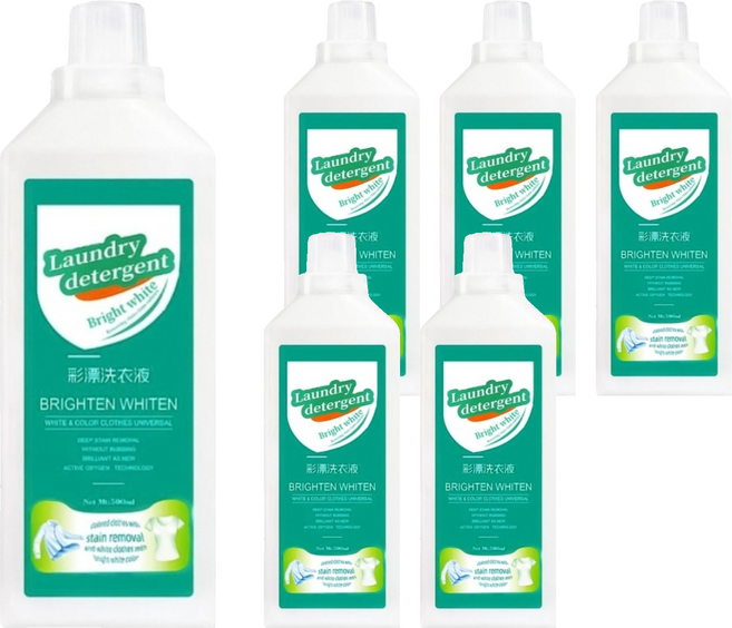 小麥購物 彩漂洗衣液 G769, 300ml, 6罐