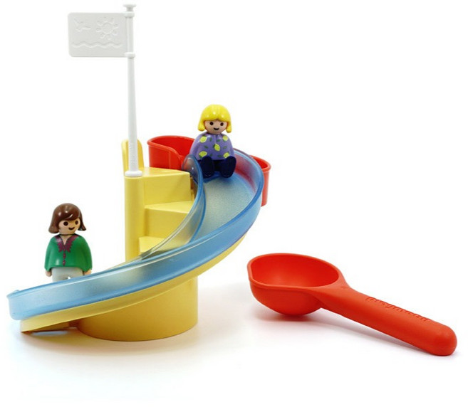 Playmobil 摩比人 1 2 3 水上滑梯 70270, 1個