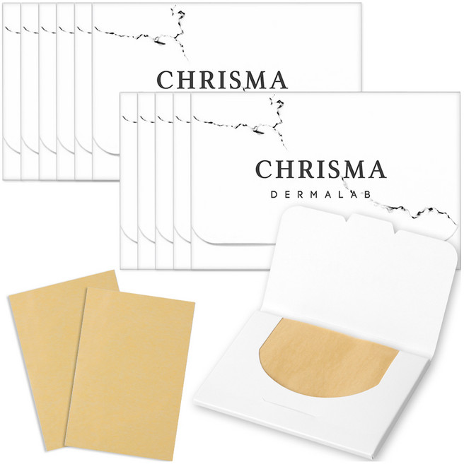 크리스마 더마랩 마 기름종이, 50개입, 10개