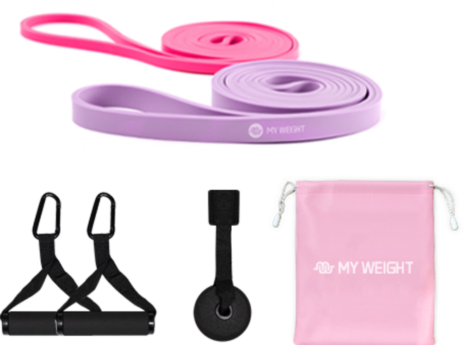 마이웨잇 홈트밴드 기본세트, 혼합색상, 1개