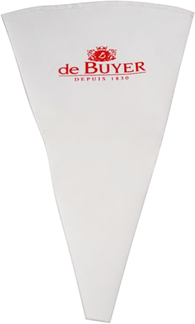 de Buyer 畢耶 l 專業可洗式棉質擠花袋, 棉質擠花袋, 白色, 1個