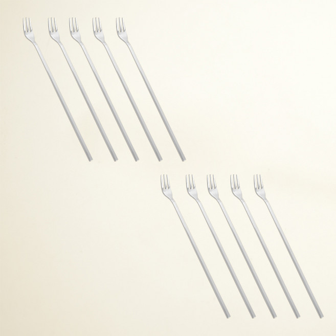 해모 윌리브 국산 304스텐 라르고2 커트러리 티포크 중, 10개, 단품