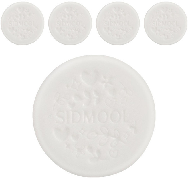 SIDMOOL Dr.Troub 溫和去角質潔顏乳霜皂, 100g, 5個