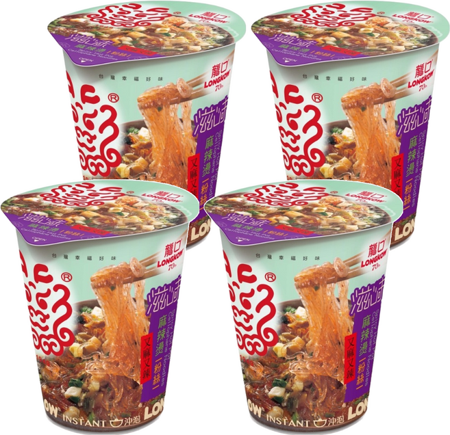 龍口 滋味麻辣燙粉絲 47g, 4入